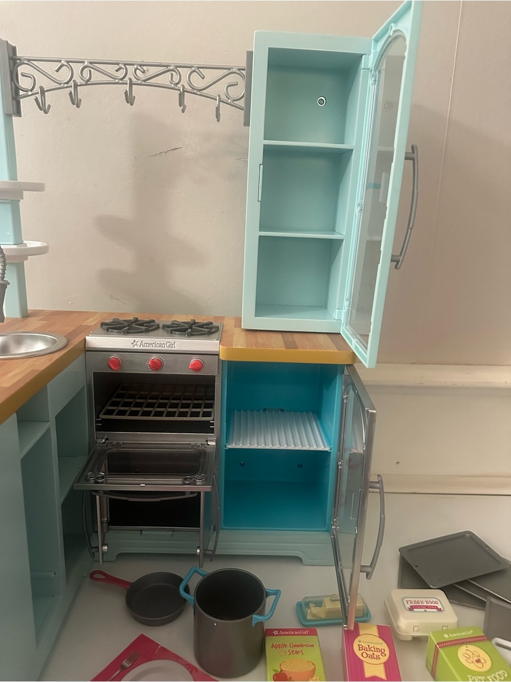 American Girl Doll Kitchen Set and Accessories - Picture 4 of 9